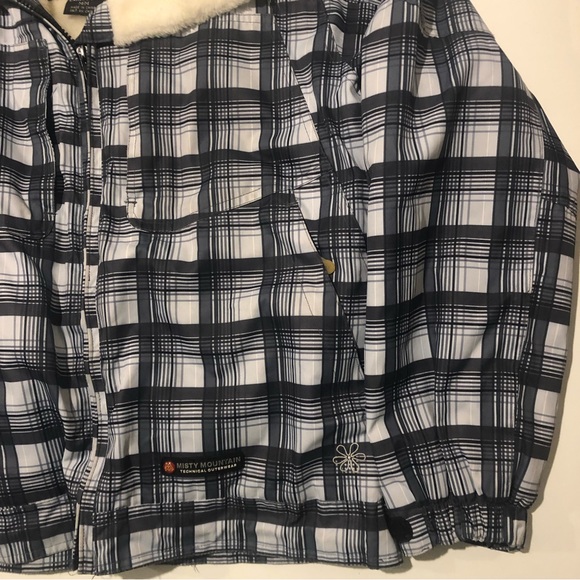 Misty Mountain Waterproof Jacket Plaid Womens size Medium - Picture 3 of 10